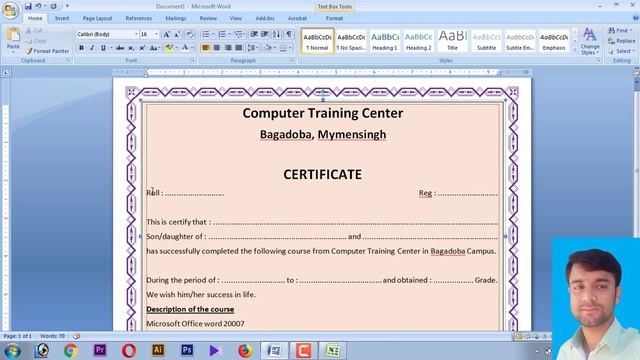 Automatic Certificate by ms word and excel смотреть онлайн