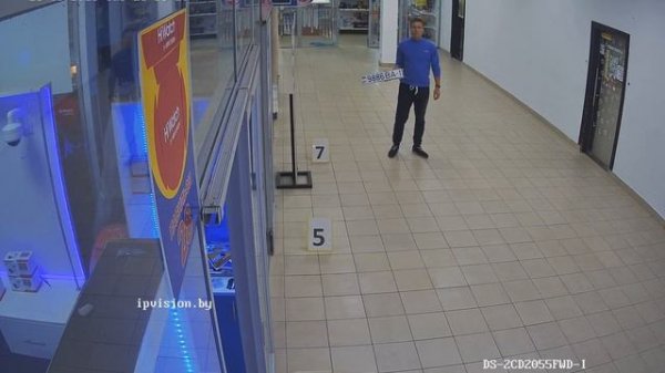 Hikvision DS-2CD2055FWD-I 4 мм. Пример записи с ip камеры