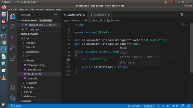 Learn Laravel 8 Beginners Tutorial #71 PHP Artisan Tinker With Application Model | First Session смотреть онлайн