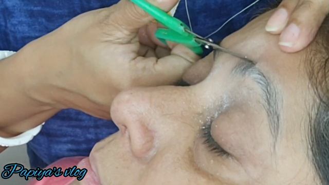 Eyebrow Threading Tutorial || কিভাবে Eyebrow Threading করতে হয় Step By Step || смотреть онлайн