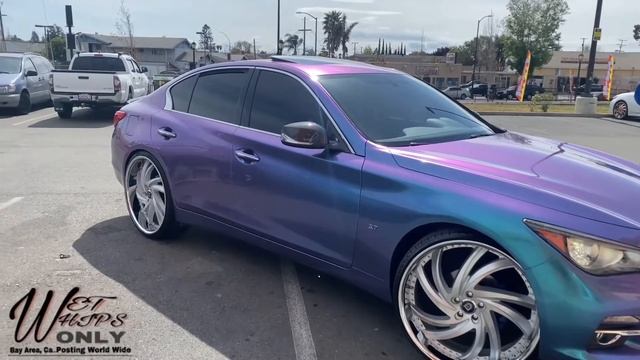 E’S CUSTOM INFINITI Q50 ON 24” LEXANI’S смотреть онлайн