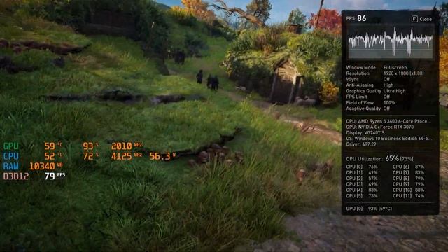RTX 3070 + Ryzen 3600 :bottleneck! смотреть онлайн