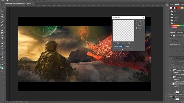 ทหาร Vs. โควิด-19 | SoldIer Vs. COVID19 Adobe Photoshop CC Time lapse | Zeb$ilp смотреть онлайн
