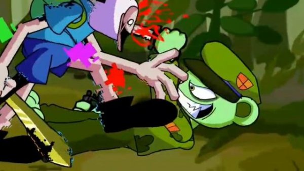 Флиппи VS заражёный финн