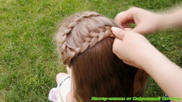 ?Красивая ПРИЧЁСКА на длинные/средние волосы.?Коса змейка/зигзаг.?Hairstyle for long/medium hair. смотреть онлайн