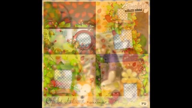 ChildsAutumn | digiscrap kit смотреть онлайн