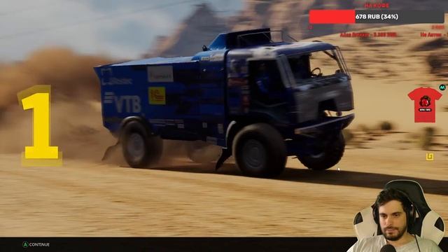 DAKAR DESERT RALLY - ОЛЕГ КРИВОЛАПОВ САДИТСЯ НА КАМАЗ И ЕДЕТ В ПУСТЫНЮ смотреть онлайн