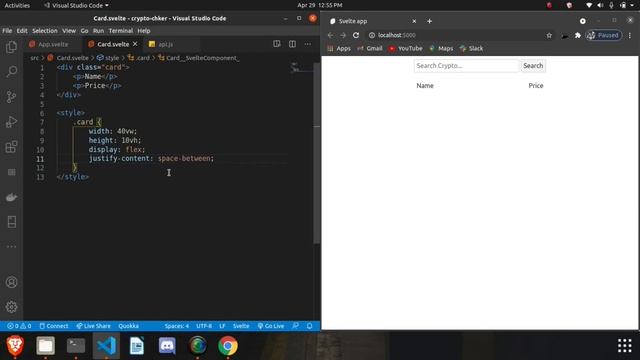 Create a Crypto Price Checker using Svelte смотреть онлайн