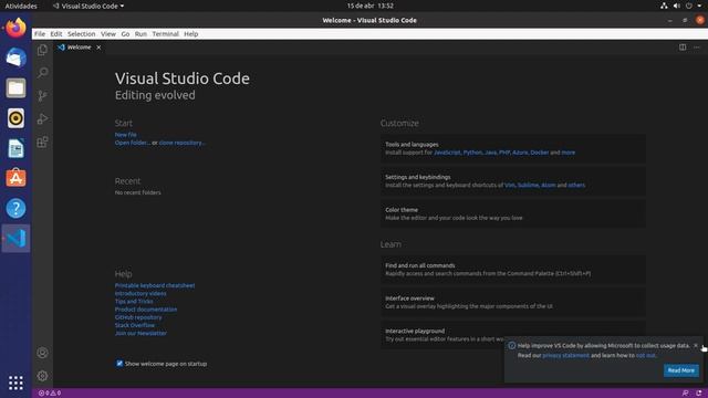 Instalação do Visual Studio Code para trabalhar com PHP no Ubuntu смотреть онлайн