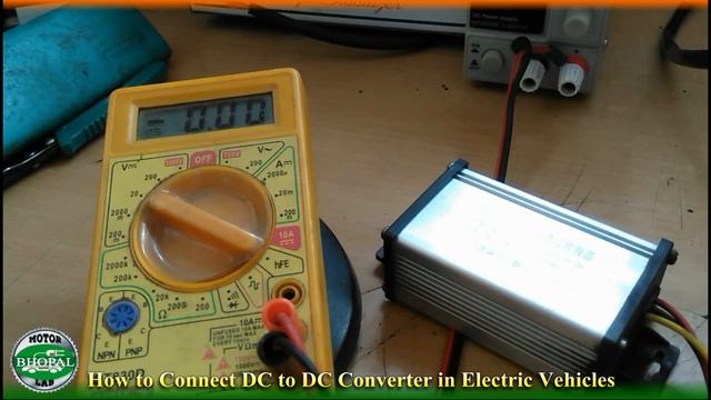 How to Use DC to DC Converter in Electric Vehicles II 48 to 12 volt Converter Connection