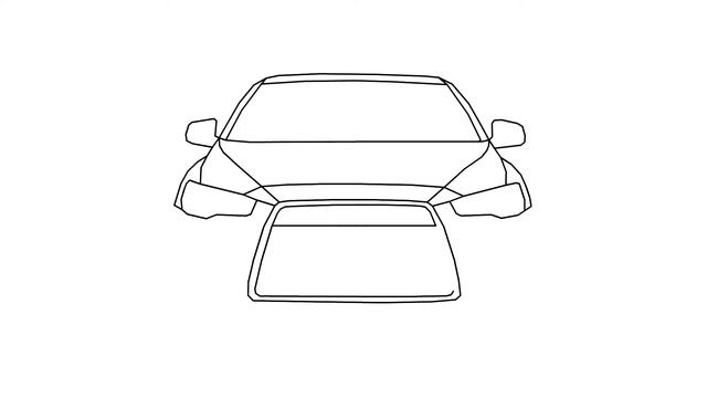 Как нарисовать Митсубиси Лансер 10 / How to draw Mitsubishi Lancer X (Evolution?) смотреть онлайн