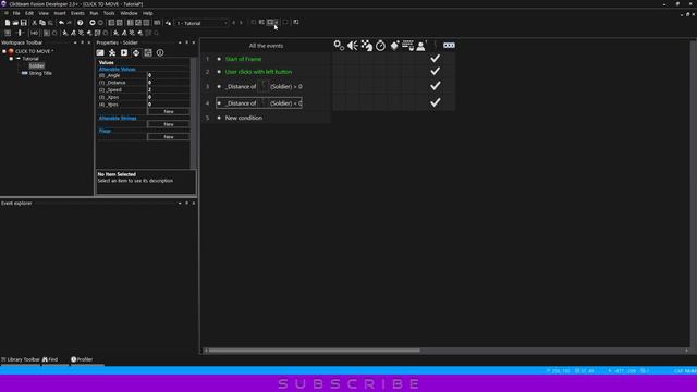 Tutorial #1 NEW CLICK TO MOVE In Clickteam Fusion 2.5