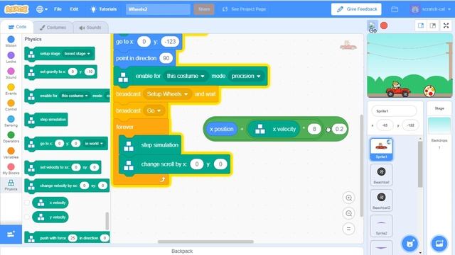 Scratch 3 | Physics Extension | Version 2 смотреть онлайн