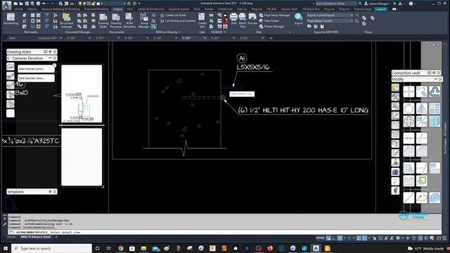 ADVANCE STEEL: "Add Hole Diameter" смотреть онлайн