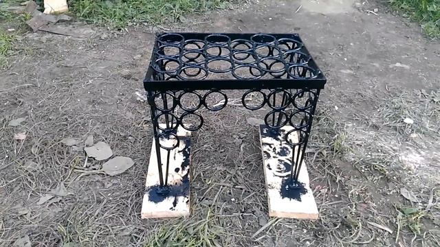 Стульчик своими руками из металла
