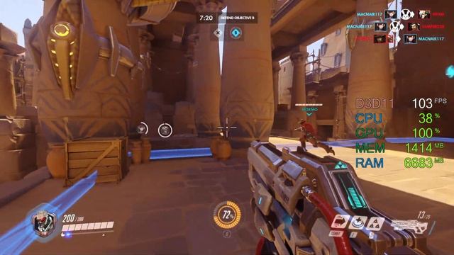 AMD Radeon RX 560 -- Intel Core i7-860 -- Overwatch FPS Test смотреть онлайн