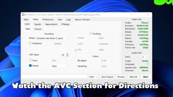 [EncodeGUI Official Video Tutorial] How to Use Video, Audio, and Subtitle Codecs/Encoders