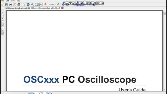 LOTO USB Oscilloscope and Logic Analyzer OSCA02 смотреть онлайн