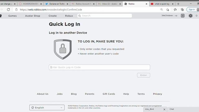 QUICK LOGIN ON ROBLOX!???? смотреть онлайн