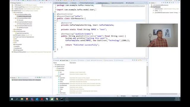 Apache Kafka Publish messages to Topic from Spring Boot Application смотреть онлайн