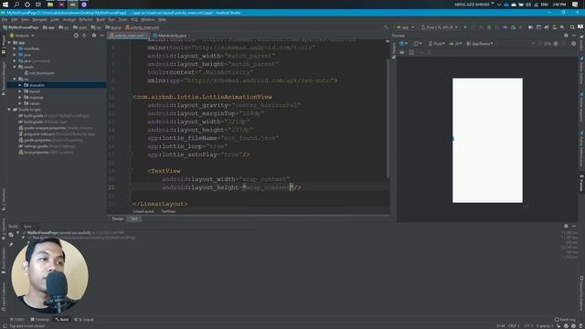 Designing Modern UI Design 404 Error Page Not Found Animation - Adobe XD to Android Studio смотреть онлайн