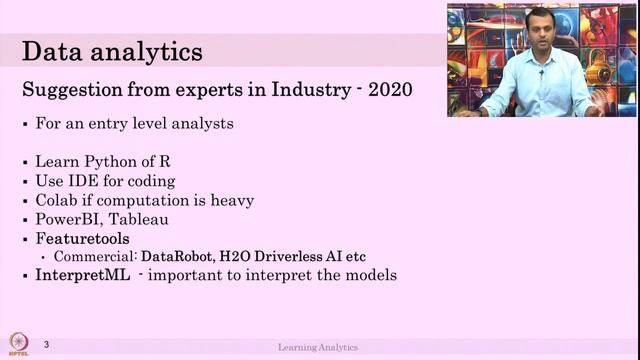 Week 12-Lecture 65 : Machine Learning tools used in industry смотреть онлайн