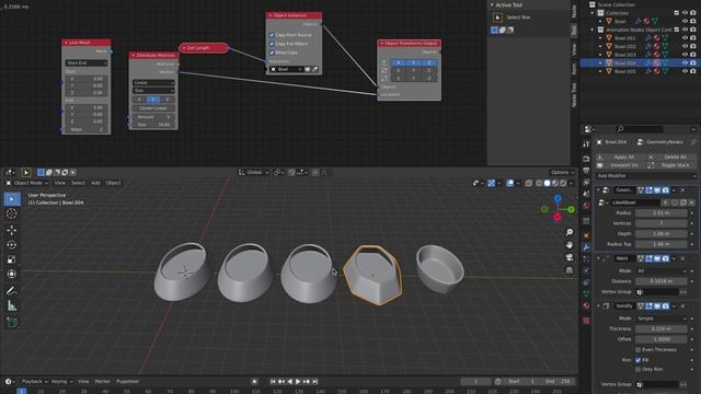 Blender Geometry Nodes & Animation Nodes: Simple Bowls and Variations смотреть онлайн