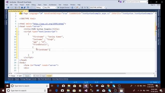(#3) JSON Syntax Example | JSON Tutorial | JSON Tutorial for Beginners смотреть онлайн