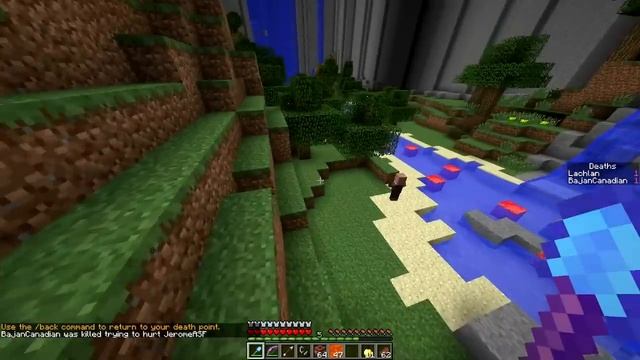 LUCKY CAMO BLOCKS NOTCH TEMPLE LAND MOD CHALLENGE - MINECRAFT MODDED MINI-GAME!