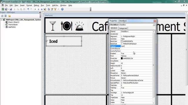How to Create Cafe Management Systems Using VBA in Excel - Tutorial 1 of 2 смотреть онлайн
