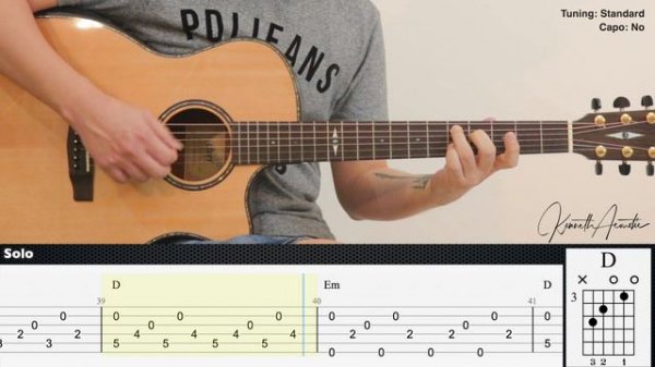 Mystery of Love - Sufjan Stevens | Fingerstyle Guitar | TAB + Chords + Lyrics
