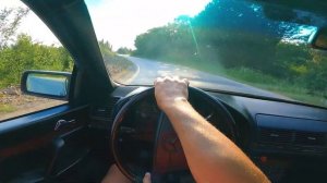 1993 Mercedes Benz S 320(W 140) - POV Test Drive (Binaural Audio)