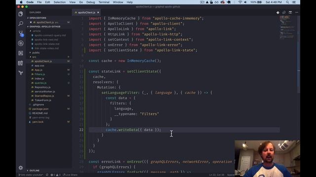 Using Apollo Link State смотреть онлайн