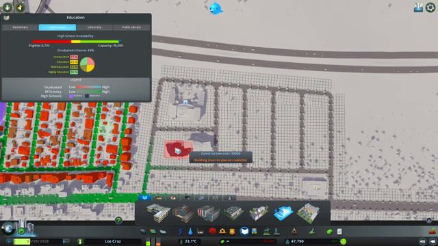 Cities: Skylines Build - Growing my City 3 - Building New High Density Residential District смотреть онлайн