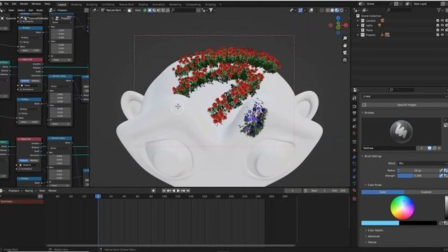 Flowers Geometry Node Template Tutorial | Blender смотреть онлайн
