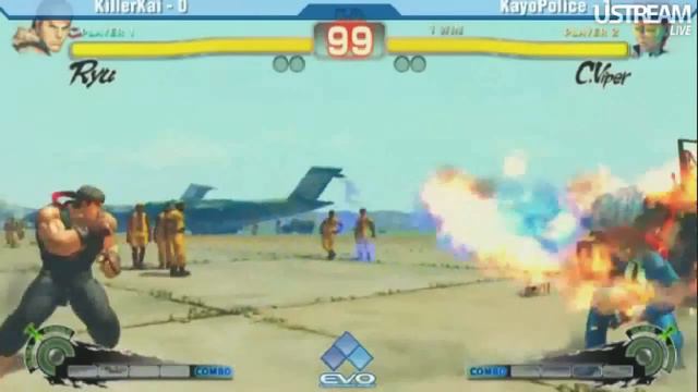 EVO 2011 - SSF4 AE - KayoPolice (C.Viper) vs KillerKai (Ryu) смотреть онлайн