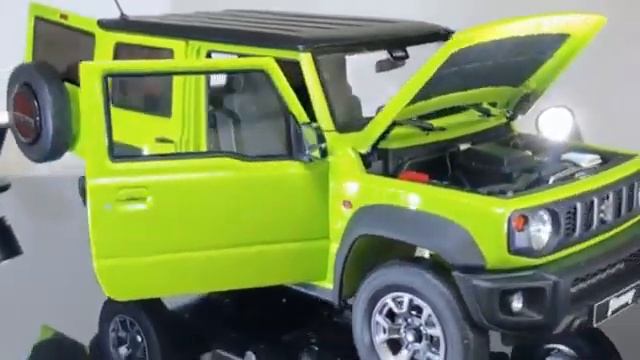 1/18 Scale 2019 Suzuki Jimny Diecast Model in Green смотреть онлайн
