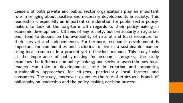 Policy Making Considerations for Ethical and Sustainable Economic Development Economy 41 7 14 смотреть онлайн