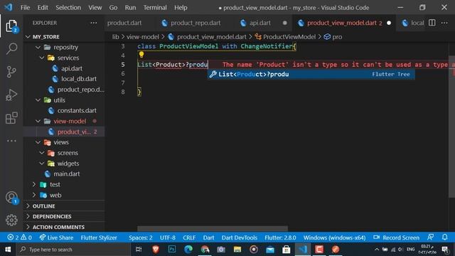 Store App , (flutter - node js) , clean architecture (MVVM) , part_2 смотреть онлайн