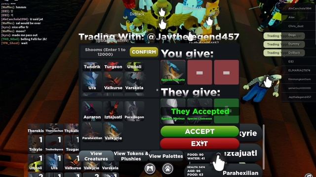 What Will People Trade For Valkyrie?! | Roblox Creatures Of Sonaria смотреть онлайн