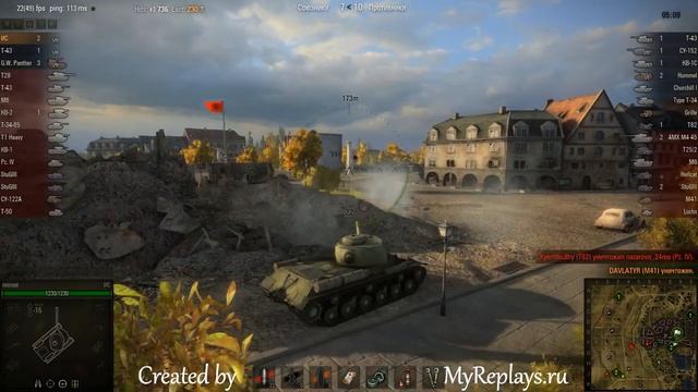 WOT: Siegfried Line - IS - 10 frags - смотреть онлайн