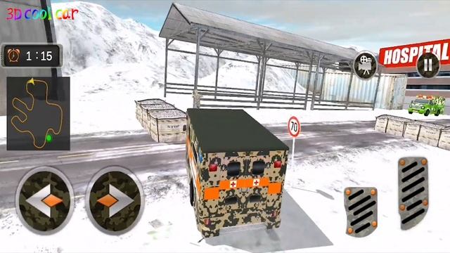 Ambulance Army 911 Car Driving Game - Rescue Ven Simulator - Android GamePlay #2 смотреть онлайн