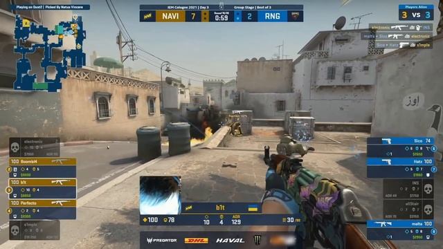 VAC ЭЙС ОТ СИМПЛА! ПЕРВАЯ ИГРА НАВИ НА ЛАНЕ! NA'VI vs RENEGADES - IEM Season XVI - Cologne | CS:GO смотреть онлайн