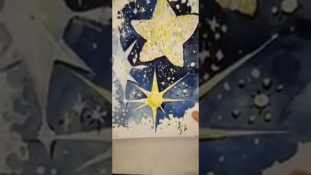 Учимся рисовать Звёзды. Урок для детей и взрослых. Марафон "Сказочно - блестящий". Тема 2 смотреть онлайн