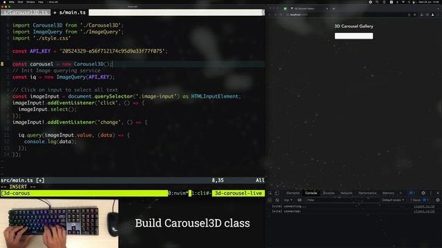 Web Dev - Making 3D Image Carousel using Pixabay API, Typescript and CSS 3D смотреть онлайн