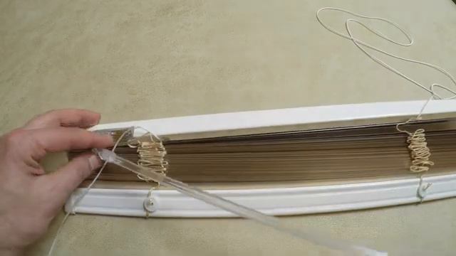 Как заменить веревку управления жалюзи горизонтальных смотреть онлайн