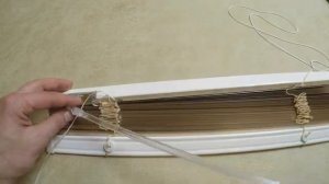 Как заменить веревку управления жалюзи горизонтальных