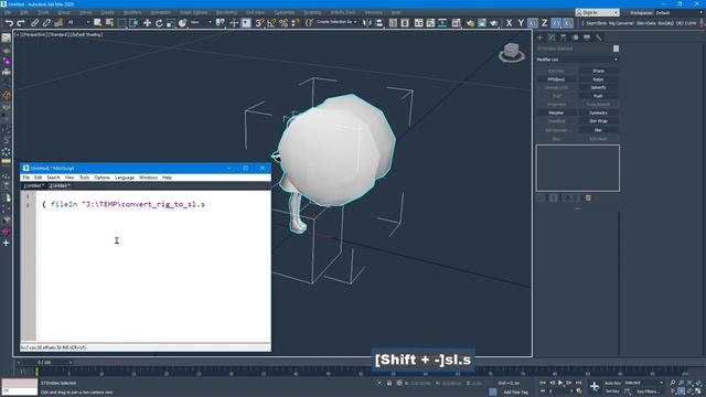 3ds Max - Convert Blender skinned and rigged content for SL смотреть онлайн