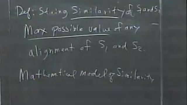 Lecture 3: Defining sequence similarity смотреть онлайн