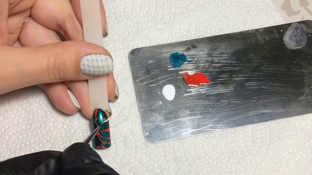 Новогодние дизайны ногтей смотреть онлайн